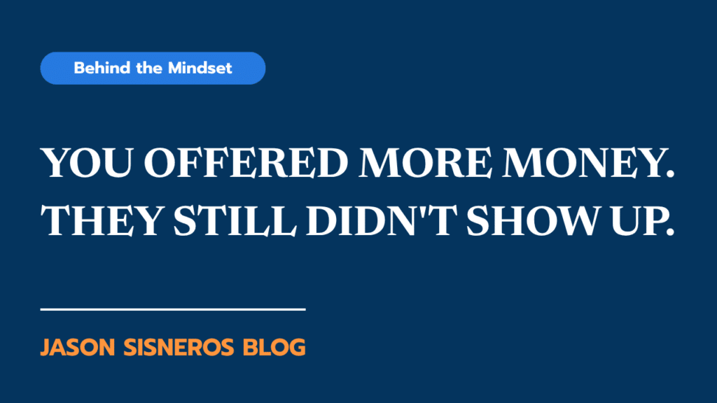 Employee retention isn't a pay problem — it's a perspective problem. Jason Sisneros on the costly mistake almost every business owner makes.